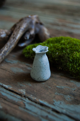 Miniature Vase With Granite Look