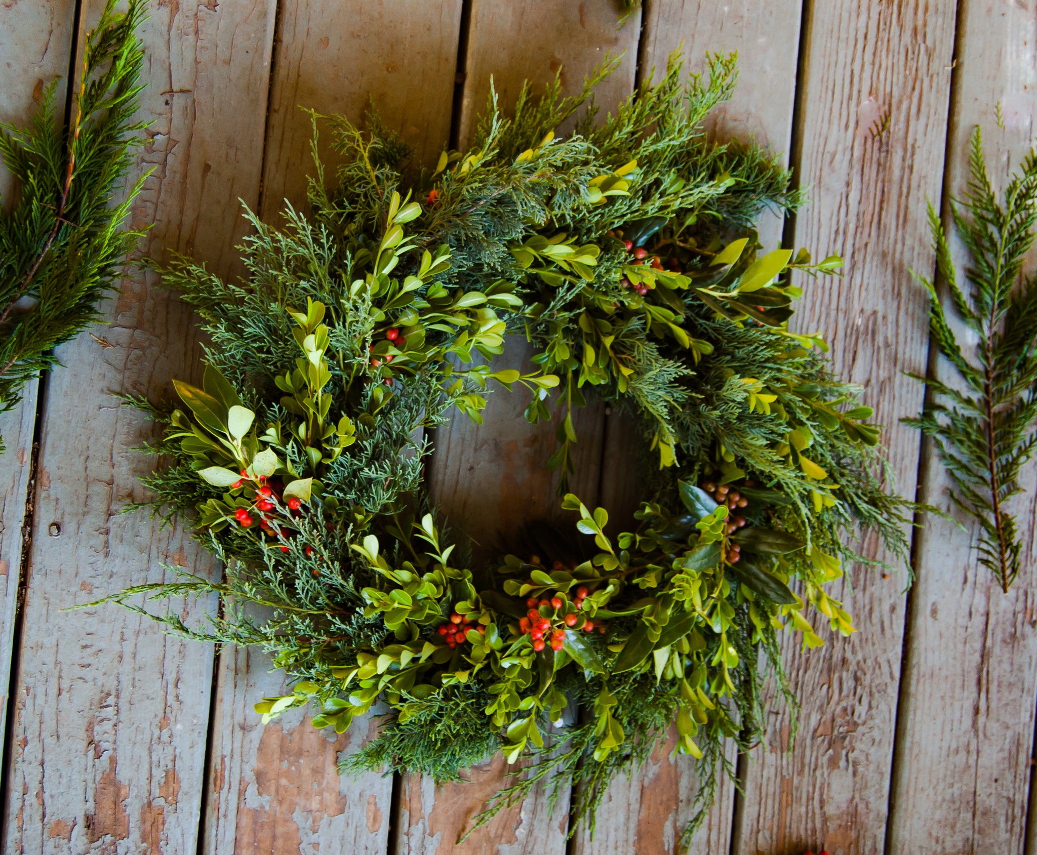 Live Mix Greenery Wreath